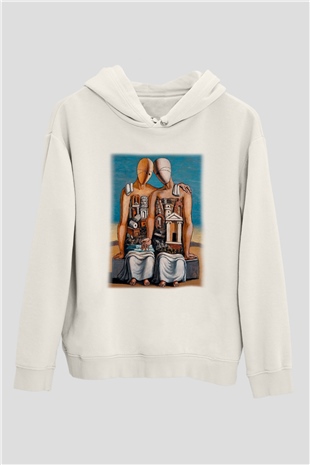 Arkeolog Beyaz Unisex Hoodie