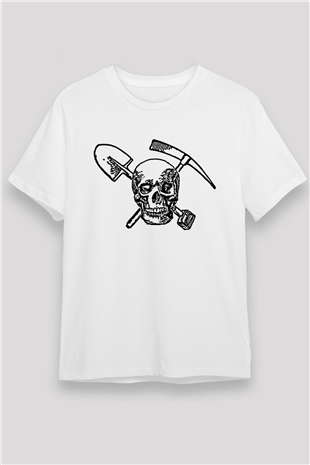 Arkeolog Beyaz Unisex Tişört T-Shirt - TişörtFabrikası