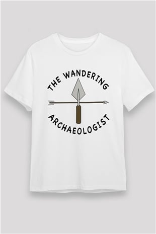 Arkeolog Beyaz Unisex Tişört T-Shirt - TişörtFabrikası