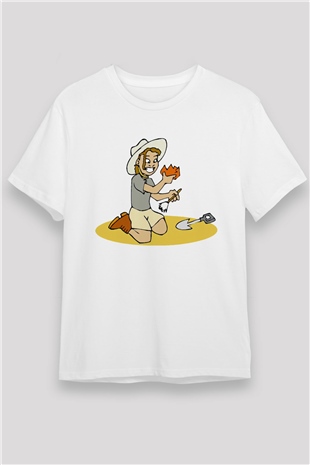 Arkeolog Beyaz Unisex Tişört T-Shirt - TişörtFabrikası