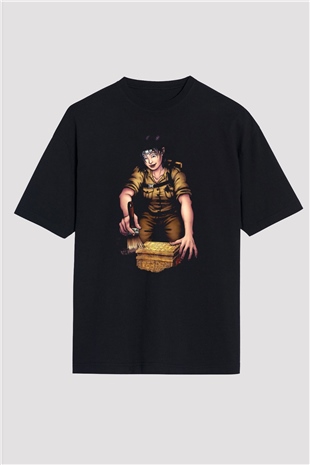 Arkeolog Siyah Unisex Oversize Tişört T-Shirt