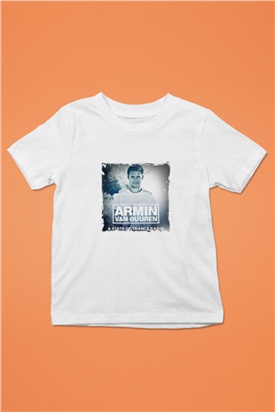 Armin Van Buuren Baskılı Beyaz Çocuk Tişört