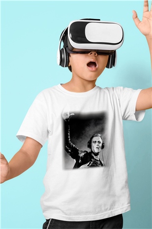 Armin Van Buuren Baskılı Beyaz Unisex Çocuk Tişört