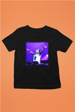 Armin Van Buuren Baskılı Siyah Unisex Çocuk Tişört