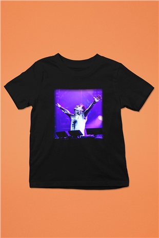 Armin Van Buuren Baskılı Siyah Unisex Çocuk Tişört