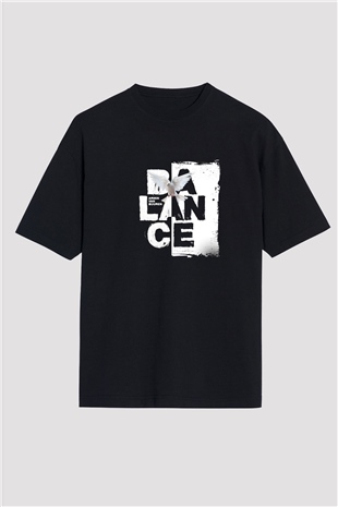 Armin Van Buuren Baskılı Unisex Oversize Siyah Tişört