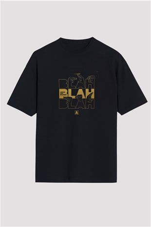 Armin Van Buuren Baskılı Unisex Oversize Siyah Tişört