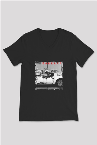 Armin Van Buuren Baskılı Unisex Siyah V Yaka Tişört
