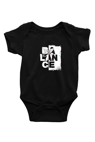 Armin Van Buuren Baskılı Unisex Siyah Bebek Body - Zıbın