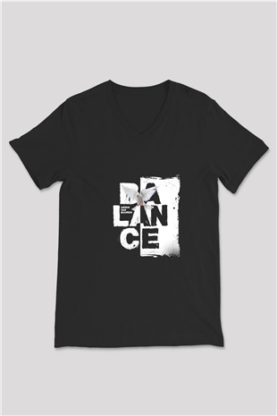 Armin Van Buuren Baskılı Unisex Siyah V Yaka Tişört