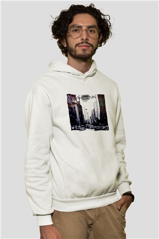 Armin Van Buuren Beyaz Unisex Kapüşonlu Sweatshirt