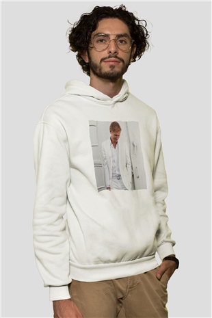 Armin Van Buuren Beyaz Unisex Kapüşonlu Sweatshirt