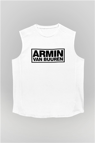 Armin Van Buuren Beyaz Unisex Kolsuz Tişört
