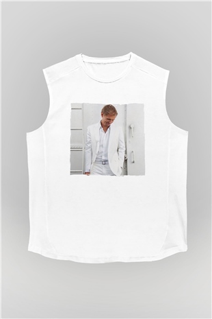 Armin Van Buuren Beyaz Unisex Kolsuz Tişört