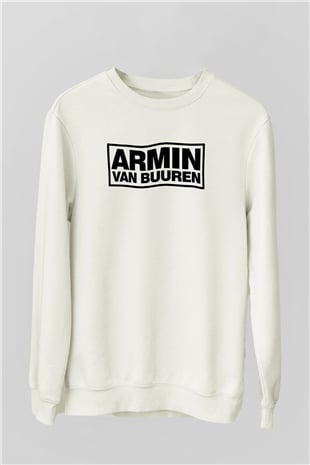 Armin Van Buuren Beyaz Unisex Sweatshirt