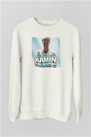 Armin Van Buuren Beyaz Unisex Sweatshirt