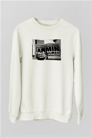 Armin Van Buuren Beyaz Unisex Sweatshirt