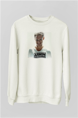 Armin Van Buuren Beyaz Unisex Sweatshirt