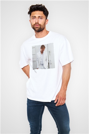 Armin Van Buuren Beyaz Oversize Tişört Oversize T-shirt - TişörtFabrikası
