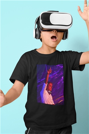 Armin Van Buuren Siyah Unisex Çocuk Tişört