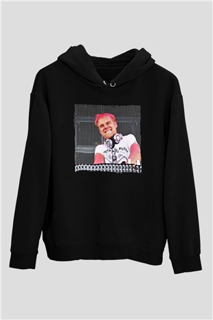Armin Van Buuren Siyah Unisex Kapüşonlu Sweatshirt