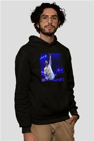 Armin Van Buuren Siyah Unisex Kapüşonlu Sweatshirt