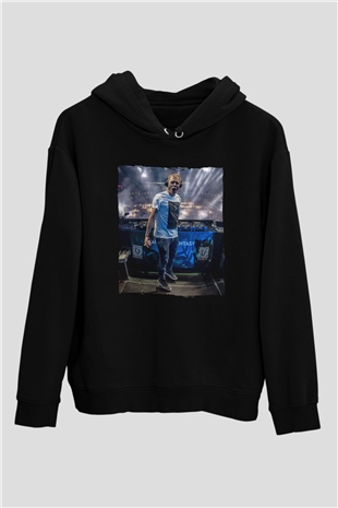 Armin Van Buuren Siyah Unisex Kapüşonlu Sweatshirt