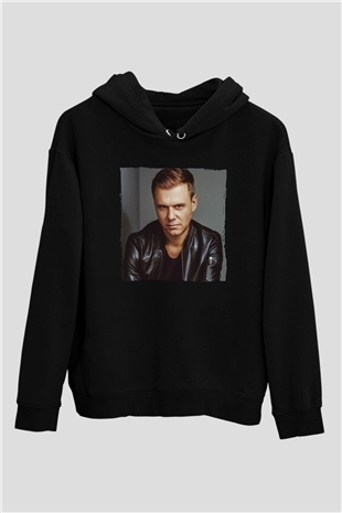 Armin Van Buuren Siyah Unisex Kapüşonlu Sweatshirt