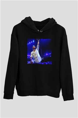 Armin Van Buuren Siyah Unisex Kapüşonlu Sweatshirt