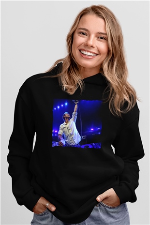 Armin Van Buuren Siyah Unisex Kapüşonlu Sweatshirt