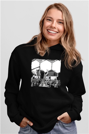 Armin Van Buuren Siyah Unisex Kapüşonlu Sweatshirt