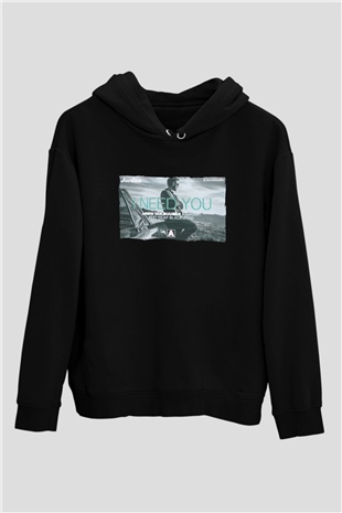 Armin Van Buuren Siyah Unisex Kapüşonlu Sweatshirt