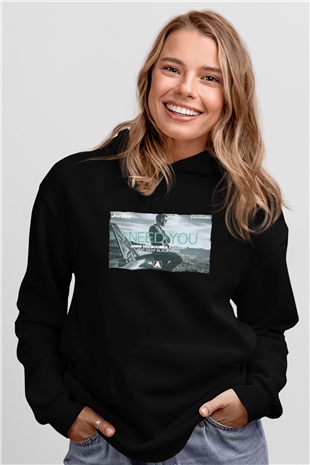 Armin Van Buuren Siyah Unisex Kapüşonlu Sweatshirt