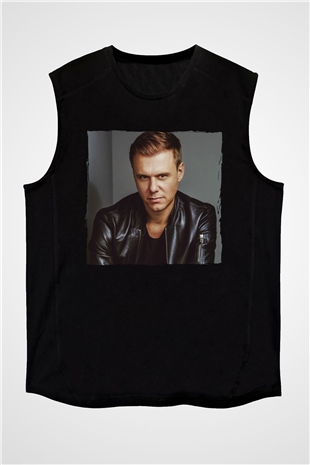 Armin Van Buuren Siyah Unisex Kolsuz Tişört