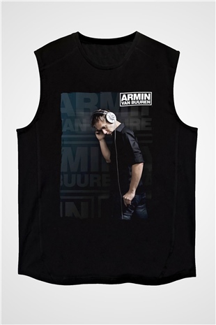 Armin Van Buuren Siyah Unisex Kolsuz Tişört