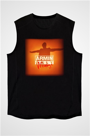 Armin Van Buuren Siyah Unisex Kolsuz Tişört