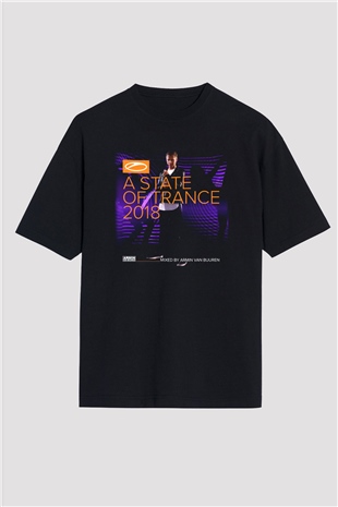 Armin Van Buuren Siyah Unisex Oversize Tişört T-Shirt