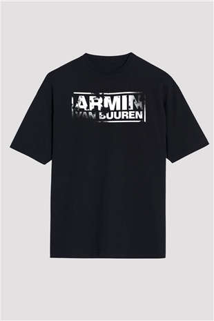Armin Van Buuren Siyah Unisex Oversize Tişört T-Shirt