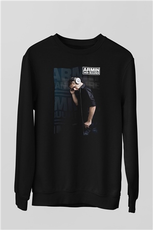 Armin Van Buuren Siyah Unisex Sweatshirt