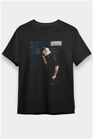 Armin Van Buuren Siyah Unisex Tişört T-Shirt - TişörtFabrikası