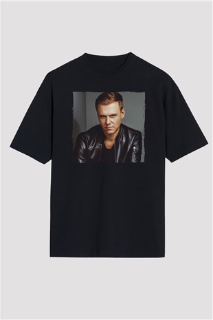 Armin Van Buuren Siyah Oversize Tişört Oversize T-shirt - TişörtFabrikası