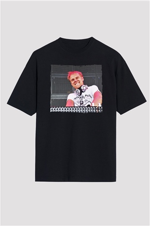 Armin Van Buuren Siyah Oversize Tişört Oversize T-shirt - TişörtFabrikası