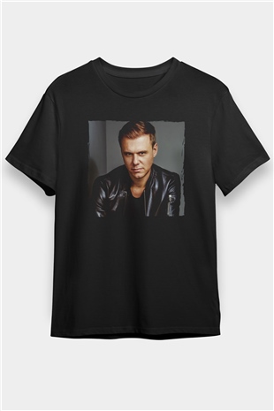 Armin Van Buuren Siyah Unisex Tişört T-Shirt - TişörtFabrikası