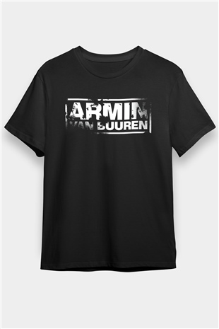 Armin Van Buuren Siyah Unisex Tişört T-Shirt - TişörtFabrikası