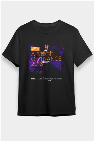 Armin Van Buuren Siyah Unisex Tişört T-Shirt - TişörtFabrikası