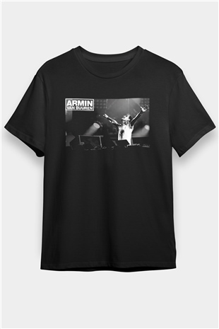 Armin Van Buuren Siyah Unisex Tişört T-Shirt - TişörtFabrikası