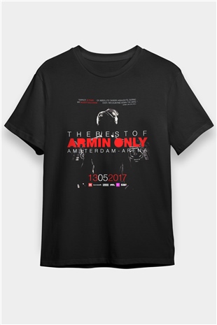Armin Van Buuren Siyah Unisex Tişört T-Shirt - TişörtFabrikası