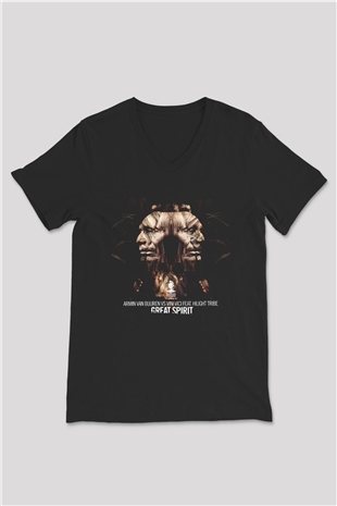 Armin Van Buuren Siyah Unisex V Yaka Tişört