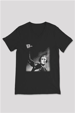Armin Van Buuren Siyah Unisex V Yaka Tişört T-Shirt