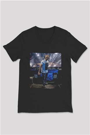 Armin Van Buuren Siyah Unisex V Yaka Tişört